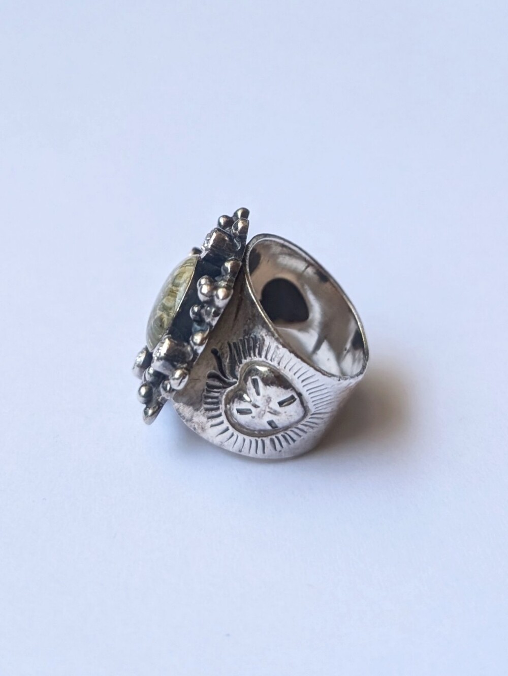 Virgins, Saints, and Angels VSA San Benito cloister ring Size 7 sterling silver - Picture 4 of 5